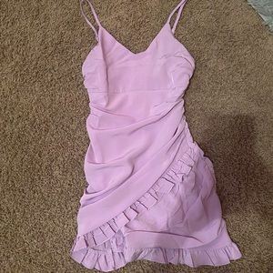 Hello Molly Size Small Lavender Mini Dress